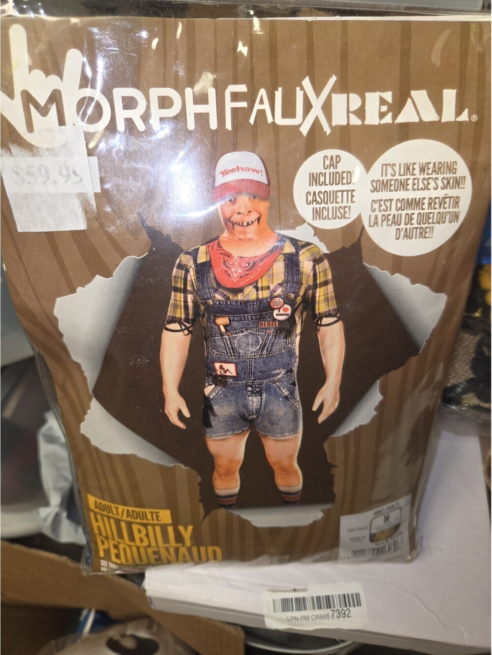 Hillbilly costume jumpsuit Med Height Under 5'4
